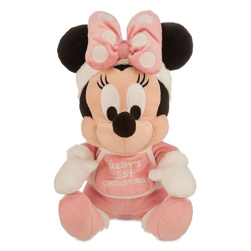 디즈니 Disney Minnie Mouse Holiday Plush - Babys 1st Christmas -9 Inch