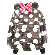 Disney Parks Minnie Mouse Sequin Backpack Adult Size NEW