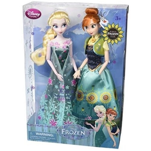 디즈니 Disney Frozen Fever Anna and Elsa Dolls Summer Solstice Gift Set 12 by Disney Frozen