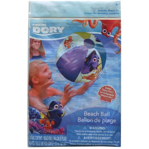 디즈니 Disney Pixar Finding Nemo-Dory Ultimate Beach Gift Bundle -Beach Pail, Goggles, Beach Ball, Arm Floaties, Sling Carry Bag