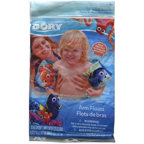 디즈니 Disney Pixar Finding Nemo-Dory Ultimate Beach Gift Bundle -Beach Pail, Goggles, Beach Ball, Arm Floaties, Sling Carry Bag