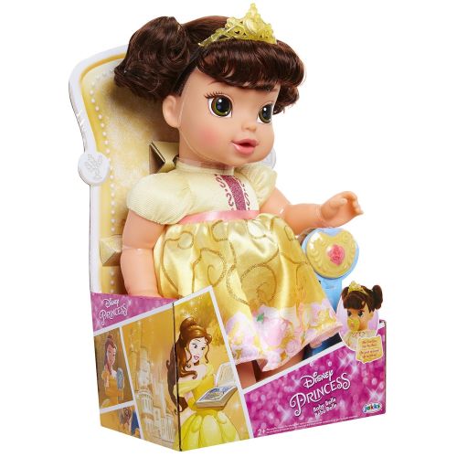 디즈니 Disney Princess Deluxe Baby Belle Doll with Pacifier Baby Doll Toy