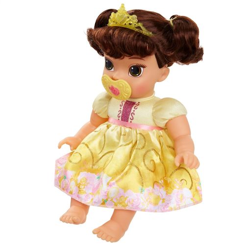 디즈니 Disney Princess Deluxe Baby Belle Doll with Pacifier Baby Doll Toy