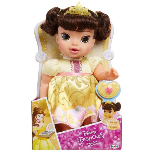 디즈니 Disney Princess Deluxe Baby Belle Doll with Pacifier Baby Doll Toy