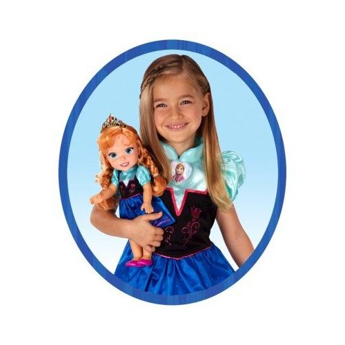 디즈니 Disney Frozen Anna Toddler Doll/Dress Combo