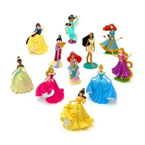 디즈니 Disney Princess Deluxe Figurine Playset (11 Dolls )