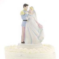 Disney Cinderella & Prince Charming Wedding Cake Topper