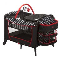 Disney Baby Mickey Mouse Silhouette Play Yard Pack N Play Crib Bassinett Newborn
