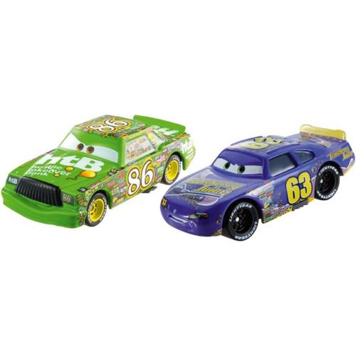  Disney Cars Toys Disney Pixar Cars Collector Die cast Chick Hicks & Lee Revkins 2 Pack