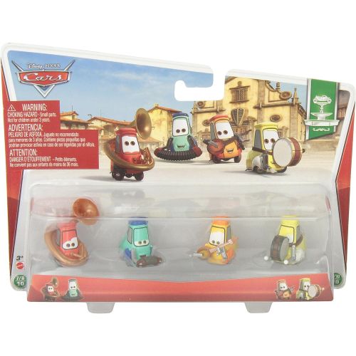  Disney Cars Toys Disney/Pixar Cars Festival Italiano Collection Uncle Topolinos Band 4 pack 1:55 Scale