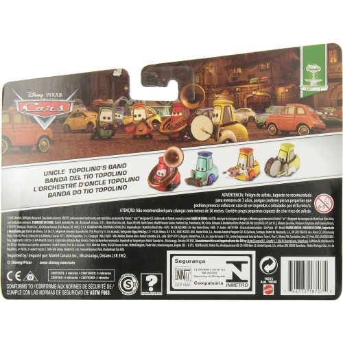  Disney Cars Toys Disney/Pixar Cars Festival Italiano Collection Uncle Topolinos Band 4 pack 1:55 Scale