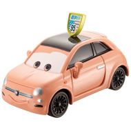 Disney Cars Toys Disney Pixar Cars Fiat with McQueen Sign Diecast Vehicle