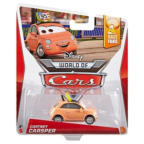  Disney Cars Toys Disney Pixar Cars Fiat with McQueen Sign Diecast Vehicle