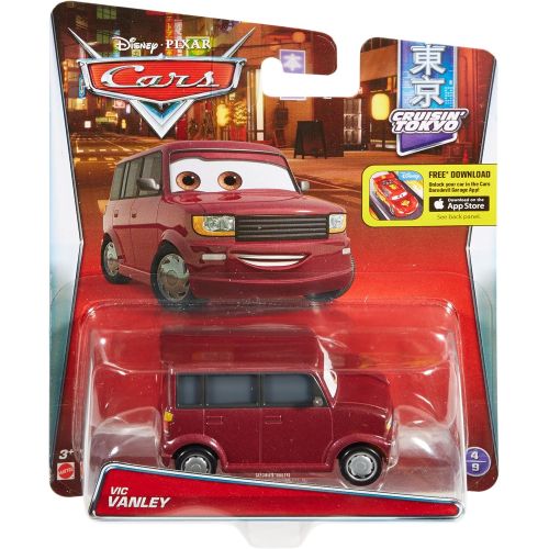  Disney Cars Toys Disney/Pixar Cruisin Tokyo Vic Vanley Diecast Vehicle (1:55 Scale)