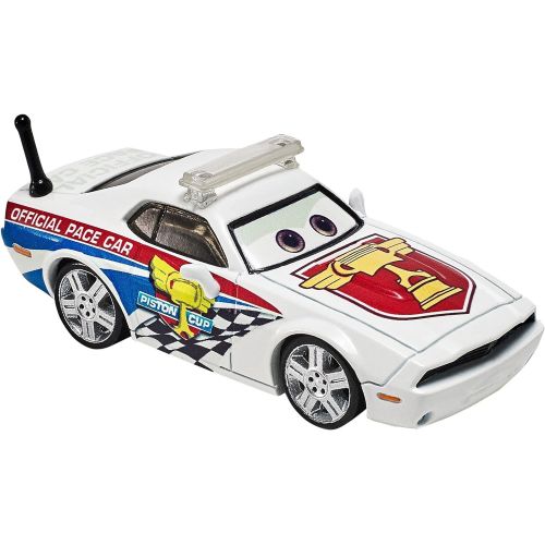  Disney Cars Toys Disney Cars and Pixar Cars Pat Traxson Die cast Vehicle, Miniature, Collectible Racecar Automobile Toys Based on Cars Movies, For Kids Age 3 and Older, Multicolor, DXV80