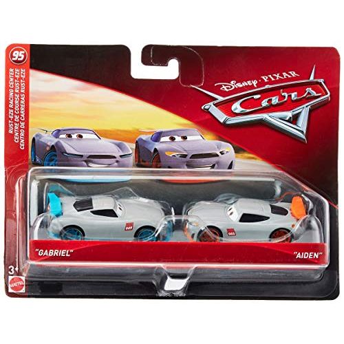  Disney Cars Toys Disney Pixar Cars Character Car Trainee #49 & Trainee #3 Vehicle, 2 Pack