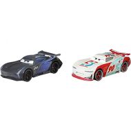 Disney Cars Toys Disney Pixar Cars 2 Pack, Next Gen Jackson Storm and Paul Conrev 1:55 Scale Die Cast Fan Favorite Vehicles For Racing and Storytelling Play, Gift For Kids 3 Years Old and Up