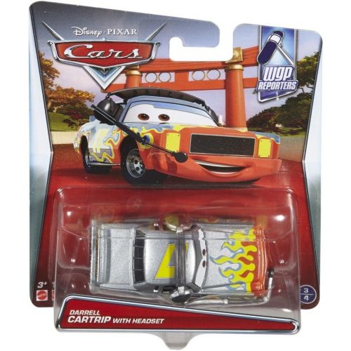  Disney Cars Toys Disney Pixar Cars Darrell Cartrip with Headset Die cast Vehicle