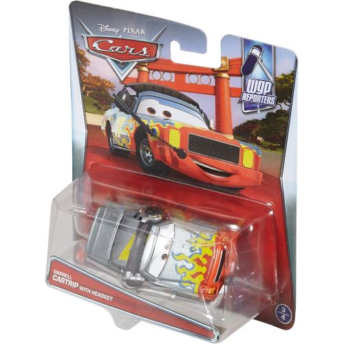  Disney Cars Toys Disney Pixar Cars Darrell Cartrip with Headset Die cast Vehicle