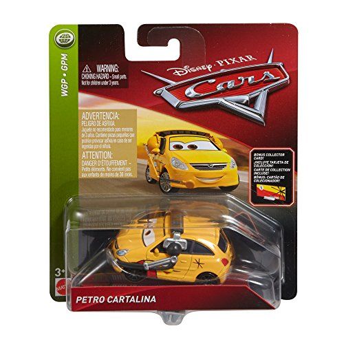  Disney Cars Toys Disney Pixar Cars Die cast Miguels Crew Chief With Accessory Card Vehicle