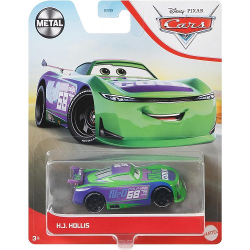  Disney Cars Toys H.j. Hollis, Miniature, Collectible Racecar Automobile Toys Based on Cars Movies, for Kids Age 3 and Older, Multicolor