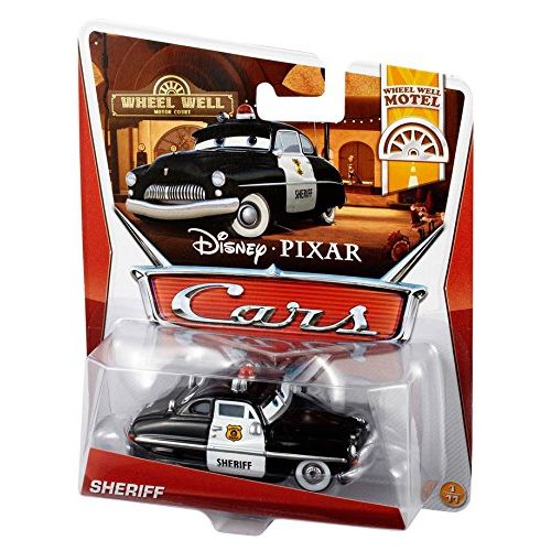  Disney Cars Toys Mattel Disney/Pixar Cars Sheriff Diecast Vehicle (1:55 Scale)