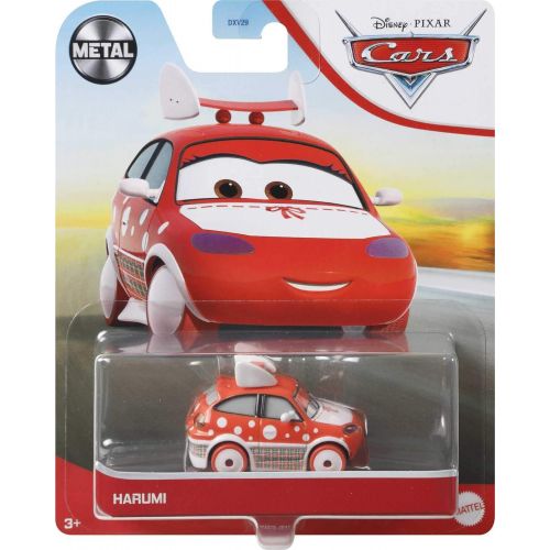  Disney Cars Toys Disney Cars Harumi, Miniature, Collectible Racecar Automobile Toys Based on Cars Movies, for Kids Age 3 and Older, Multicolor