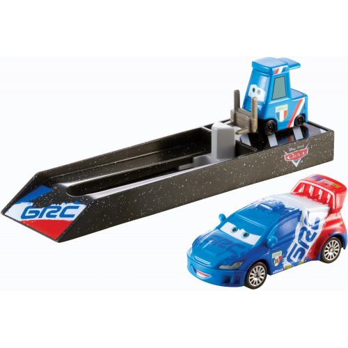  Disney Cars Toys Disney Cars Pit Crew Launchers, Raoul CaRoule