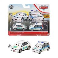 Disney Cars Toys and Pixar Cars 3, WGP Security Guard & Race Starter 2 Pack, 1:55 Scale Die Cast Fan Favorite Character Vehicles for Racing and Storytelling Fun, Gift for Kids Age