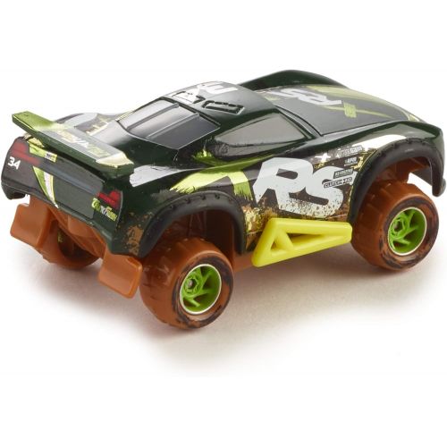  Disney Cars Toys Mattel Disney Pixar Cars XRS Mud Racing Steve Slick Lapage Vehicle 155 Scale Die Casts, Real Suspensions, Off Road, Dirt Splashed Design, All Terrain Wheels, Ages 3 and upa€?