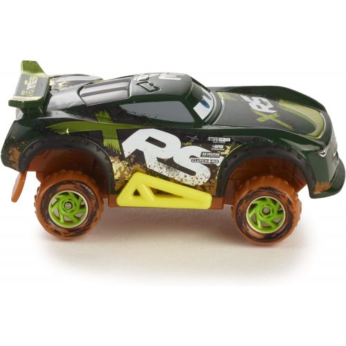  Disney Cars Toys Mattel Disney Pixar Cars XRS Mud Racing Steve Slick Lapage Vehicle 155 Scale Die Casts, Real Suspensions, Off Road, Dirt Splashed Design, All Terrain Wheels, Ages 3 and upa€?