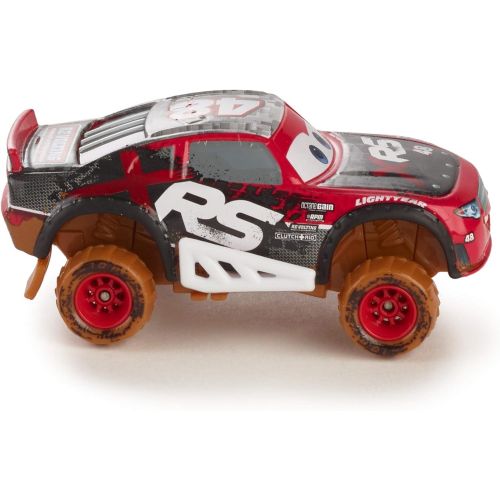  Disney Cars Toys Mattel Disney Pixar Cars XRS Mud Racing Racing T. G. Castlenut Vehicle 155 Scale Die Casts, Real Suspensions, Off Road, Dirt Splashed Design, All Terrain Wheels, Ages 3 and upa€?