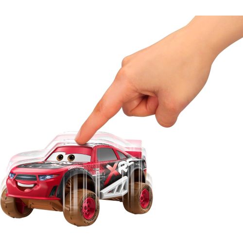  Disney Cars Toys Mattel Disney Pixar Cars XRS Mud Racing Racing T. G. Castlenut Vehicle 155 Scale Die Casts, Real Suspensions, Off Road, Dirt Splashed Design, All Terrain Wheels, Ages 3 and upa€?