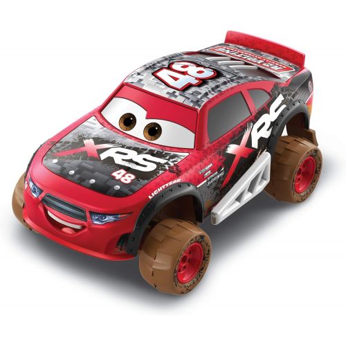  Disney Cars Toys Mattel Disney Pixar Cars XRS Mud Racing Racing T. G. Castlenut Vehicle 155 Scale Die Casts, Real Suspensions, Off Road, Dirt Splashed Design, All Terrain Wheels, Ages 3 and upa€?