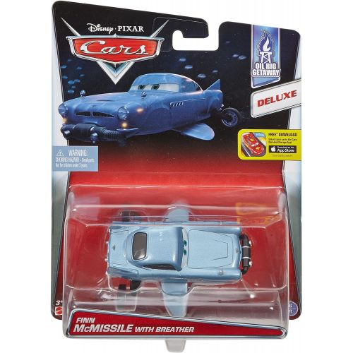  Disney Cars Toys Disney Pixar Cars Finn Mcmissile with Breather Deluxe Die cast Vehicle