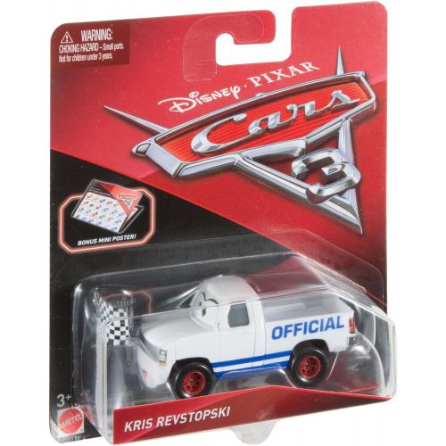  Disney Cars Toys Disney Pixar Cars 3 Diecast Pickup Truck w/ Flag Vehicle