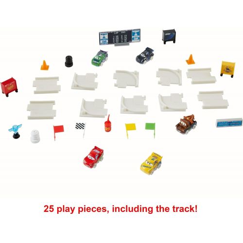  Disney Cars Toys Disney Pixar Cars Minis Advent Calendar, One A Day Storytelling Racecar Accessories and Surprises, Holiday Gift, Family Christmas Activity, Present for Kids Age 3 Years and Older