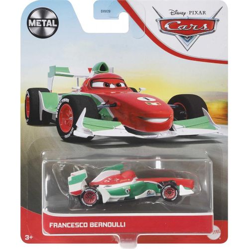  Disney Cars Toys Francesco Bernoulli, Miniature, Collectible Racecar Automobile Toys Based on Cars Movies, for Kids Age 3 and Older, Multicolor