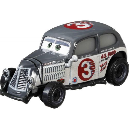  Disney Cars Toys Disney and Pixar Cars Caleb Worley, Miniature, Collectible Racecar Automobile Toys Based on Cars Movies, for Kids Age 3 and Older