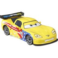 Disney Cars Toys Disney Pixar Cars Die Cast Jeff Gorvette, 1:55 scale Fan Favorite Character Vehicles for Racing and Storytelling Fun, Gift for Kids Ages 3 Years and Older