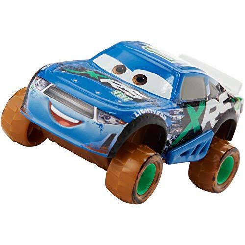  Disney Cars Toys Mattel Disney Pixar Cars XRS Mud Racing Dino Draftsky Vehicle 155 Scale Die Casts, Real Suspensions, Off Road, Dirt Splashed Design, All Terrain Wheels, Ages 3 and upa€?