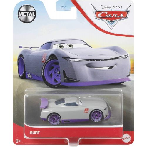  Disney Cars Toys Disney Cars Kurt, Miniature, Collectible Racecar Automobile Toys Based on Cars Movies, for Kids Age 3 and Older, Multicolor