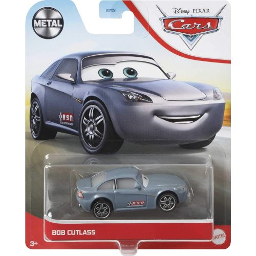  Disney Cars Toys Disney Cars and Pixar Cars Bob Cutlass Miniature Collectible Racecar Automobile Toys Based on Cars Movies for Kids Age 3 and Older Multicolor