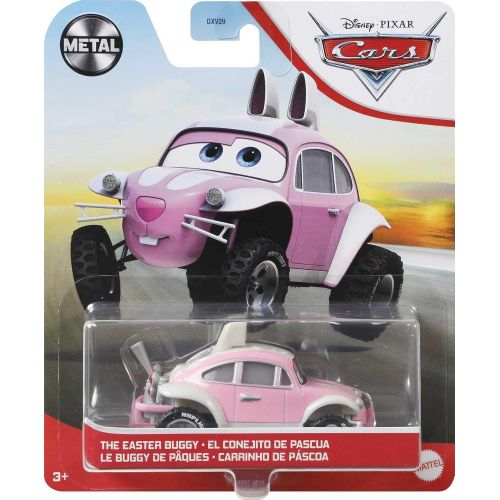  Disney Cars Toys Disney and Pixar Cars The Easter Buggy, Miniature, Collectible Racecar Automobile Toys Based on Cars Movies, for Kids Age 3 and Older