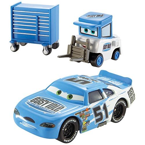  Disney Cars Toys Disney Pixar Cars Ruby Easy Oaks and Pit Crew, 2 pack