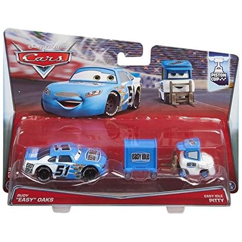  Disney Cars Toys Disney Pixar Cars Ruby Easy Oaks and Pit Crew, 2 pack