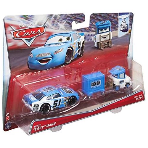  Disney Cars Toys Disney Pixar Cars Ruby Easy Oaks and Pit Crew, 2 pack