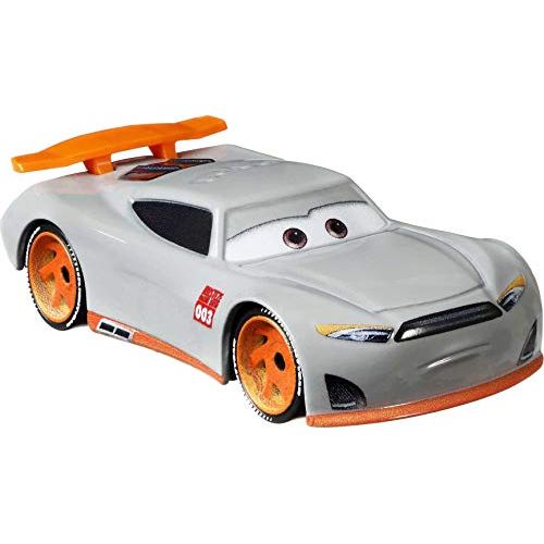  Disney Cars Toys Disney Cars Aiden 1:55 Scale Fan Favorite Character Vehicles for Racing and Storytelling Fun, Gift for Kids Ages 3 Years and Older, Multicolor