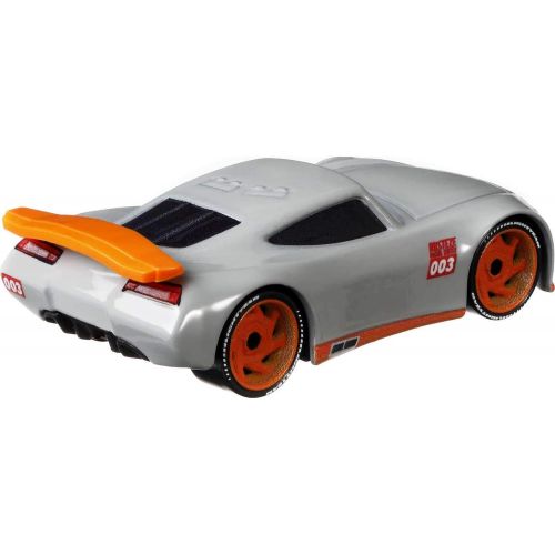  Disney Cars Toys Disney Cars Aiden 1:55 Scale Fan Favorite Character Vehicles for Racing and Storytelling Fun, Gift for Kids Ages 3 Years and Older, Multicolor