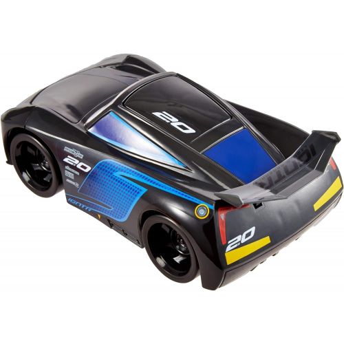  Disney Cars Toys Disney Pixar Cars Track Talkers Jackson Storm, 6 in, Authentic Favorite Movie Character Sound Effects Vehicle, Fun Gift for Kids Aged 3 Years and Older